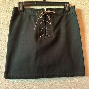 Ralph Lauren black denim skirt